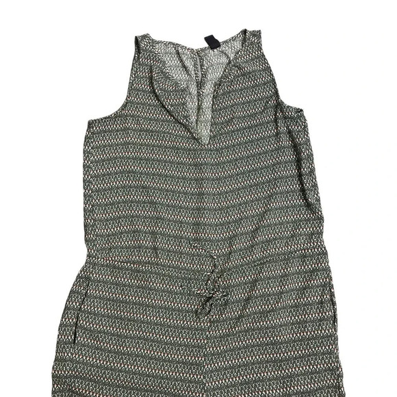 Gap Green Patterned Sleeveless Jumpsuit - Picture 2 of 7